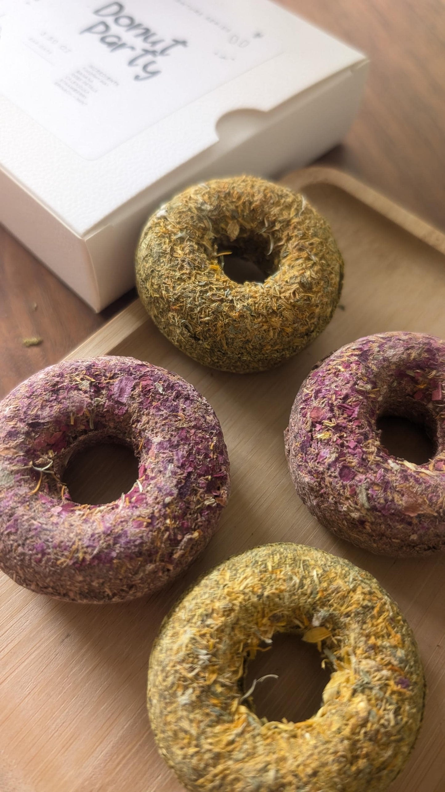 Assorted Flavored Flower Donuts