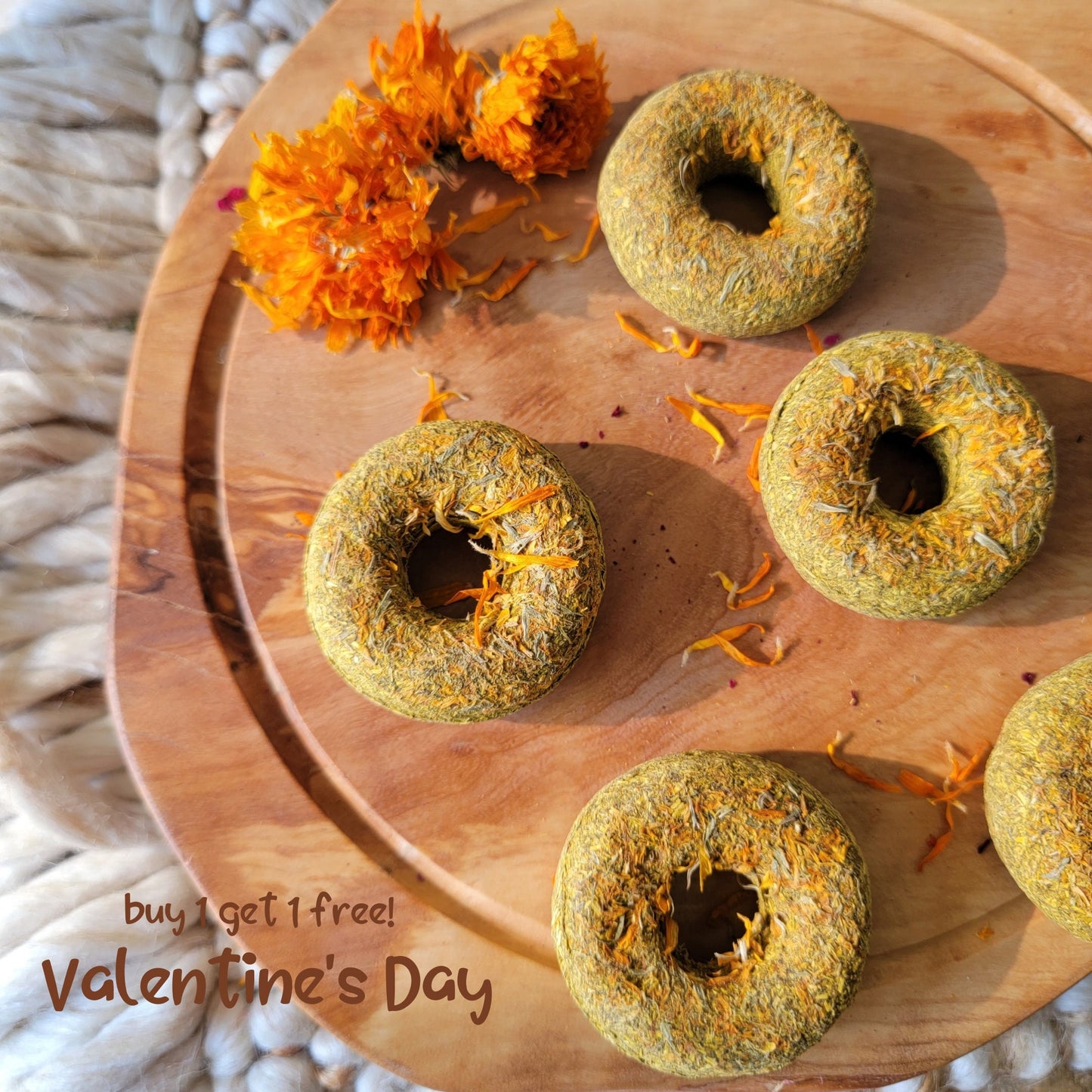 Assorted Flavored Flower Donuts