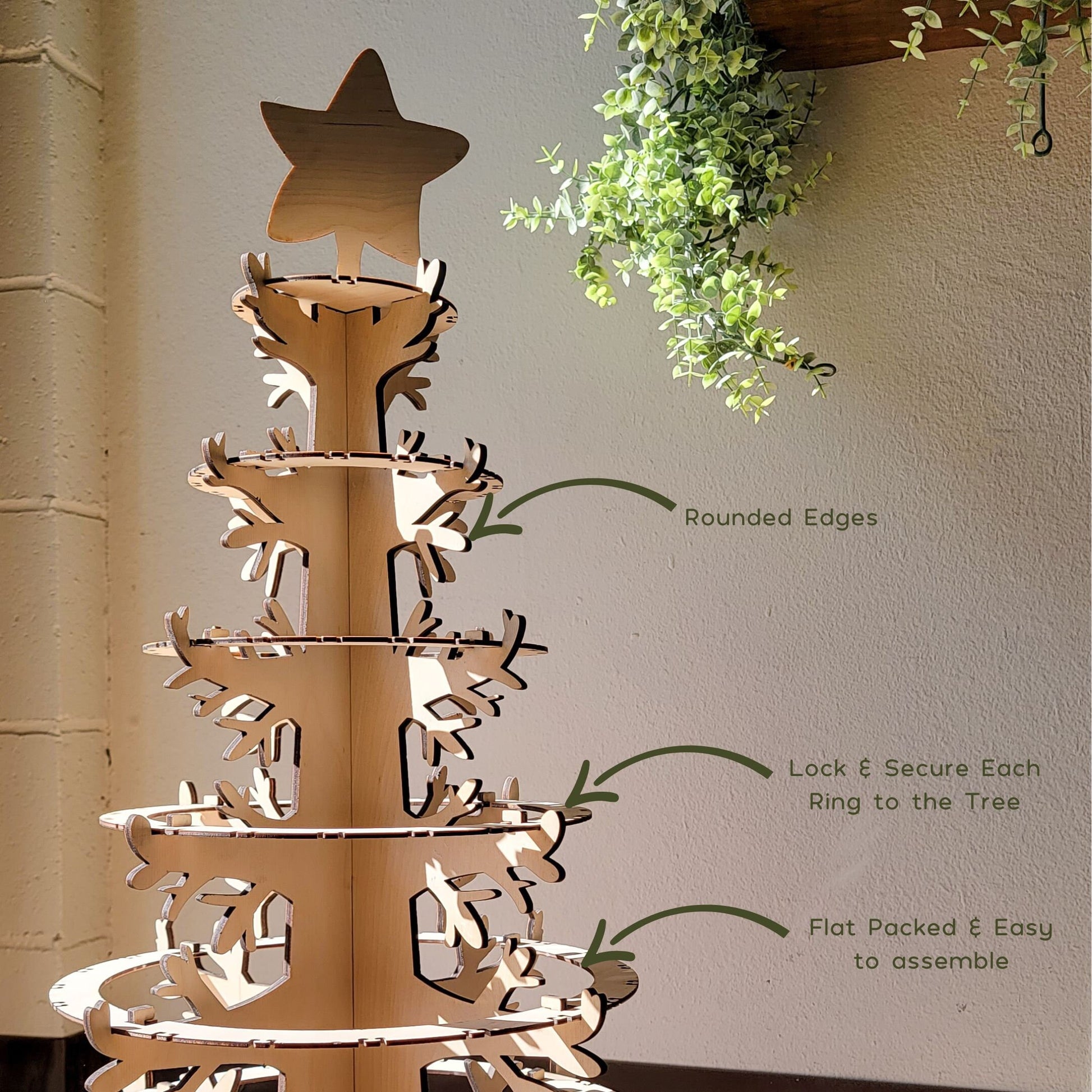 Rabbit Christmas tree toy for hanging rabbit chew toy ornaments.