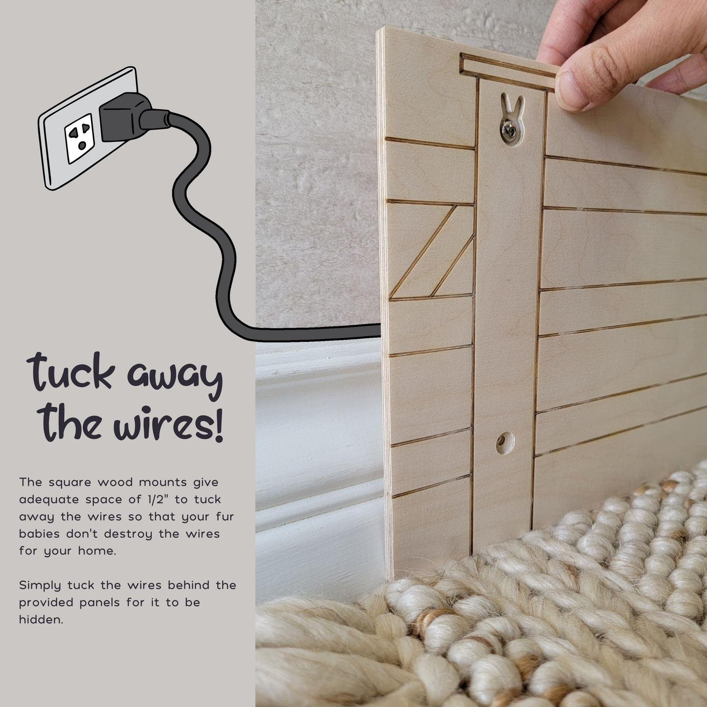 Baseboard Protector Panel
