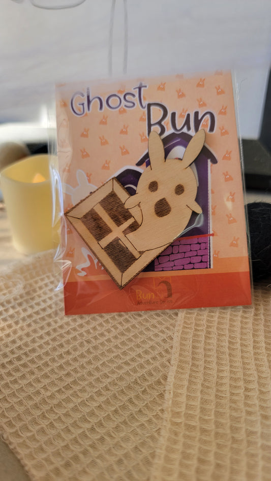 Ghost Bun Pinback Button