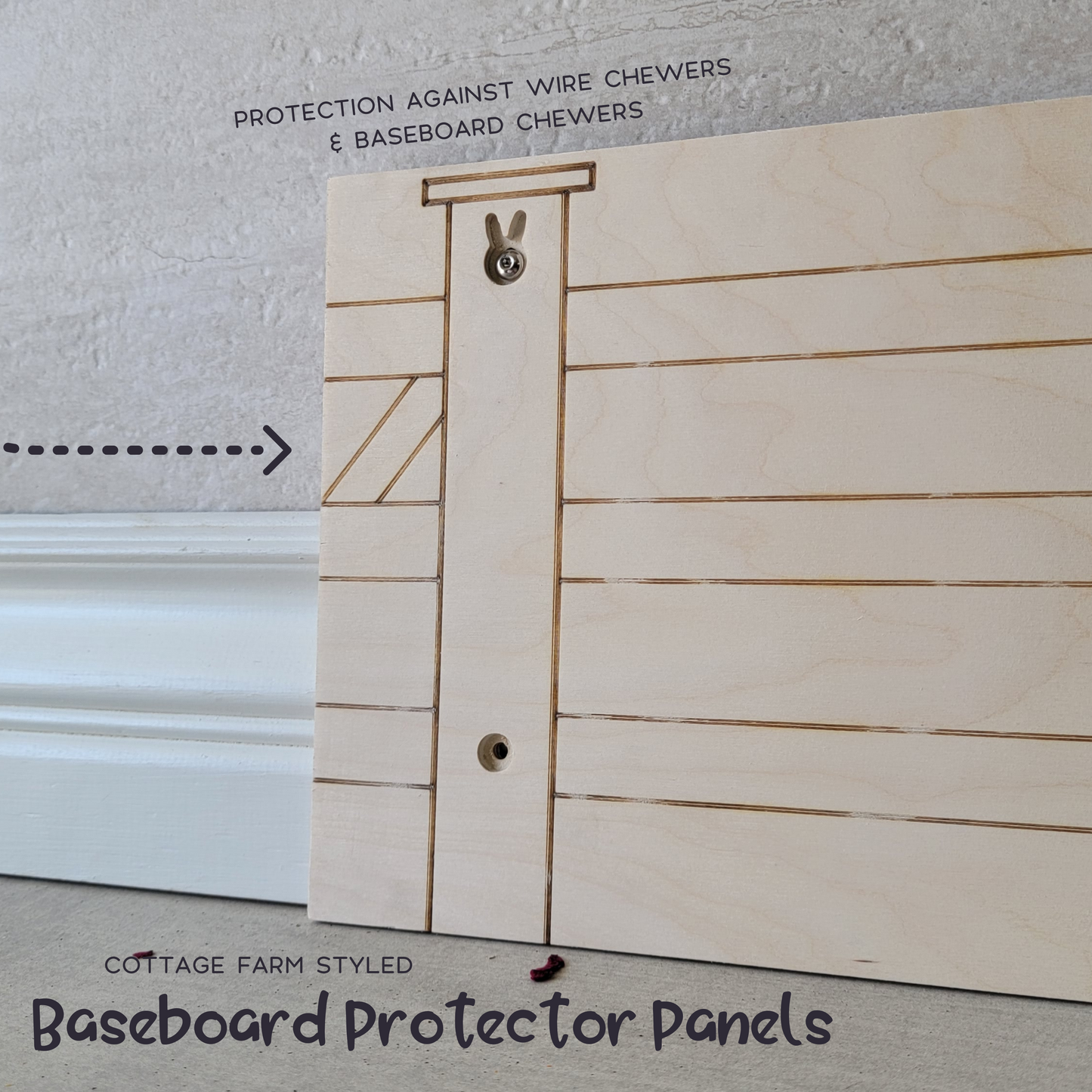 Baseboard Protector Panel