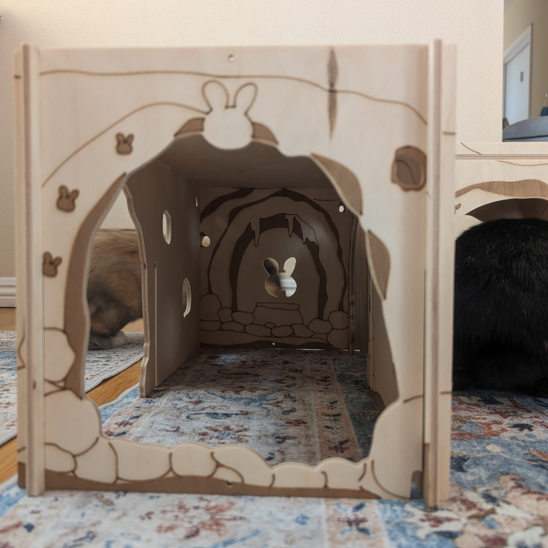 The Labyrinth | Modular Tunnel Hideout For Bunnies and Small Pets