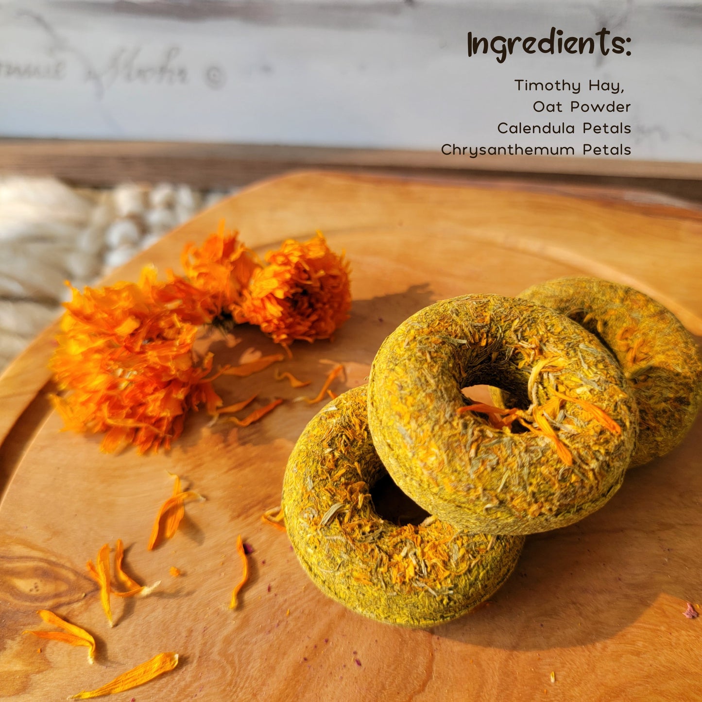 Assorted Flavored Flower Donuts