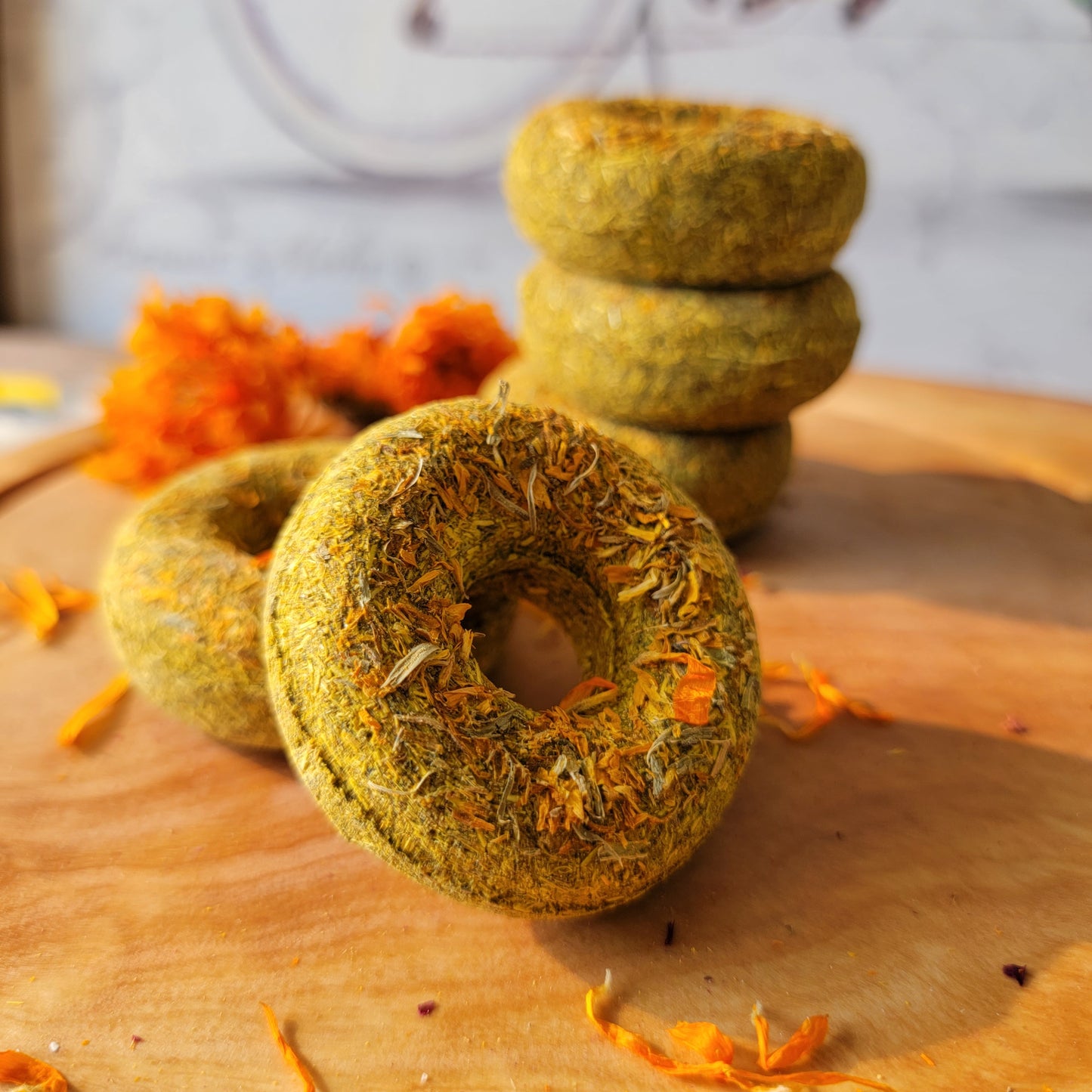 Assorted Flavored Flower Donuts