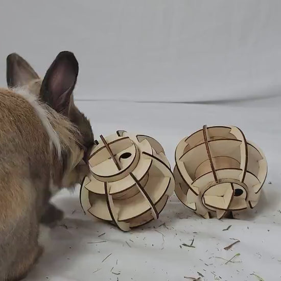 Rabbit Puzzle Treat Dispenser Ball