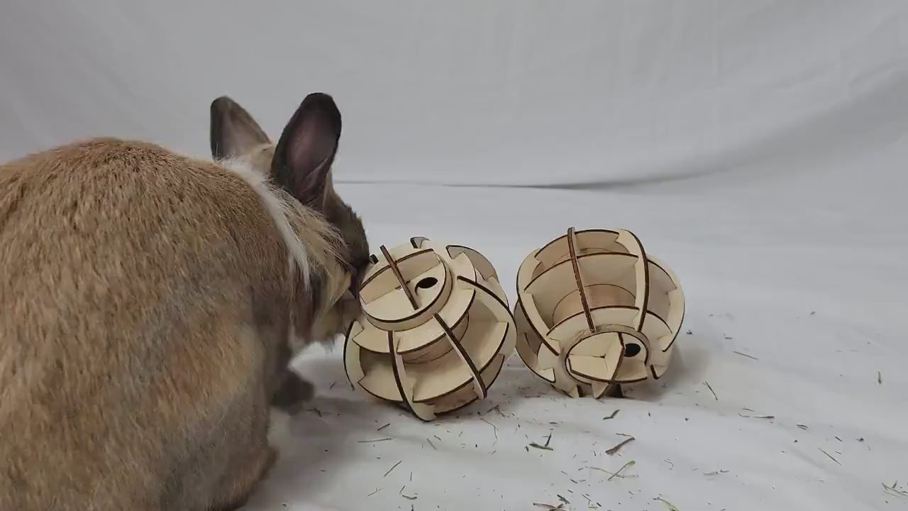 Rabbit Puzzle Treat Dispenser Ball